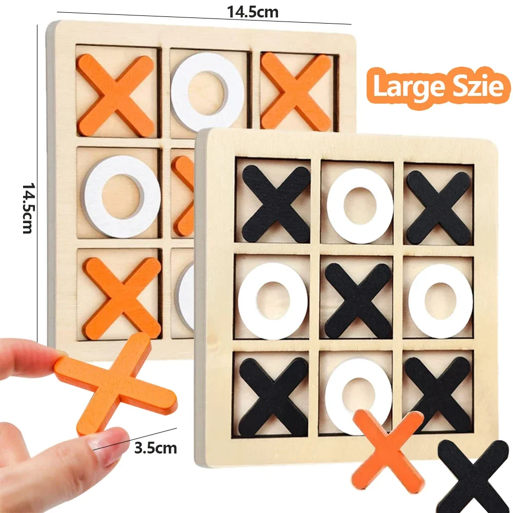 Board Game Quarto - Holz XO Tic Tac Toe Spiel
