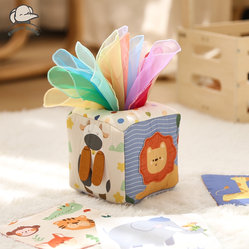 Board Game Box - Montessori Spielzeug Magische Baumwolle Tier Tissue
