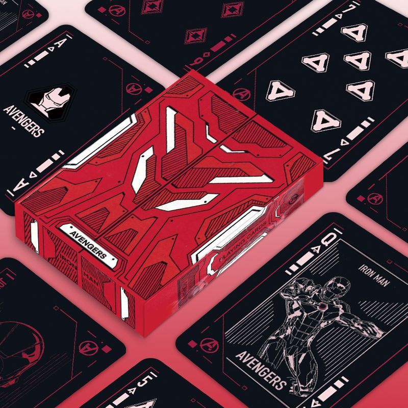 Board Game Design - 54-teiliges Cartoon Iron Man Spielkarten-Set, Hochauflösendes