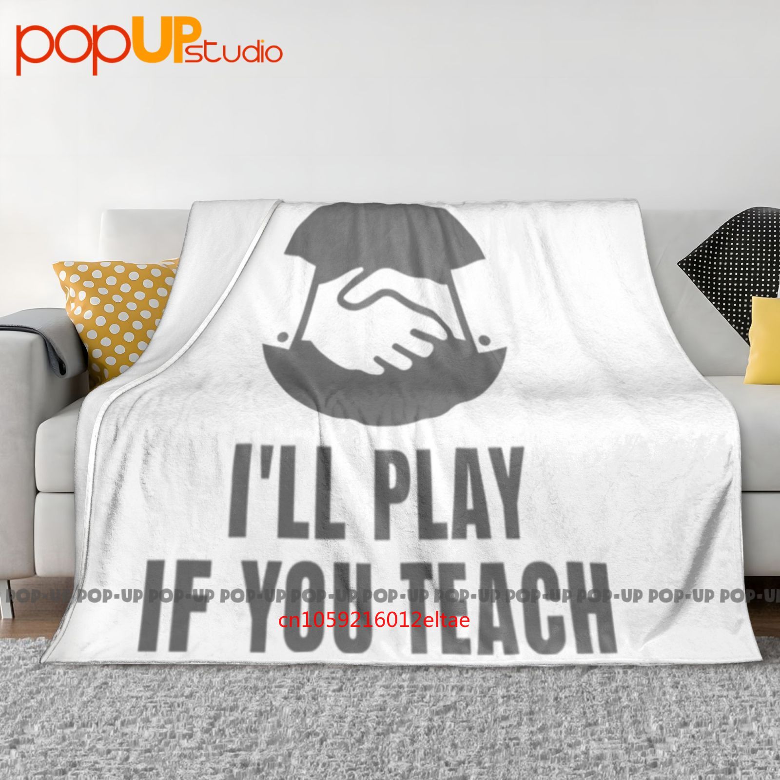 Board Game Quilt - Brettspiel I'll Play If You Teach