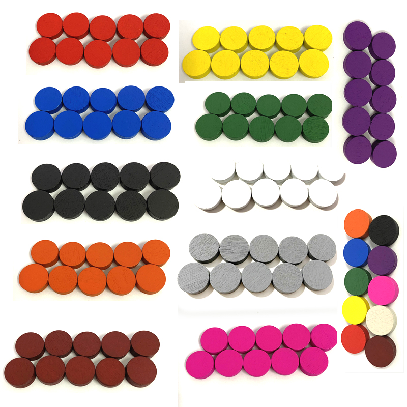 Board Game Hegemony - 100 stück Durchmesser 15*5 MM Holz