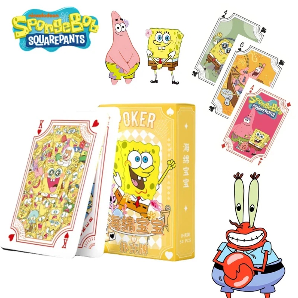 Board Game Box - 54 Blatt/Box SpongeBob Anime Pokerkarten Patrick