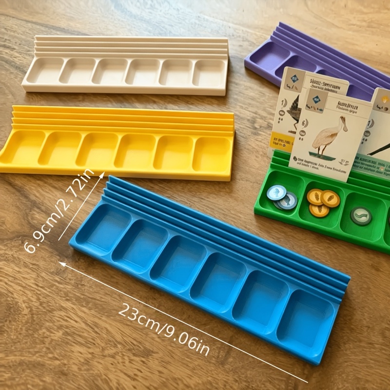 Board Game Store - Doppelfunktionales Brettspiel-Organizer-Tablett, Markierungs- und Klassifizierungskartenhalter, Schreibtisch-Zubehörständer