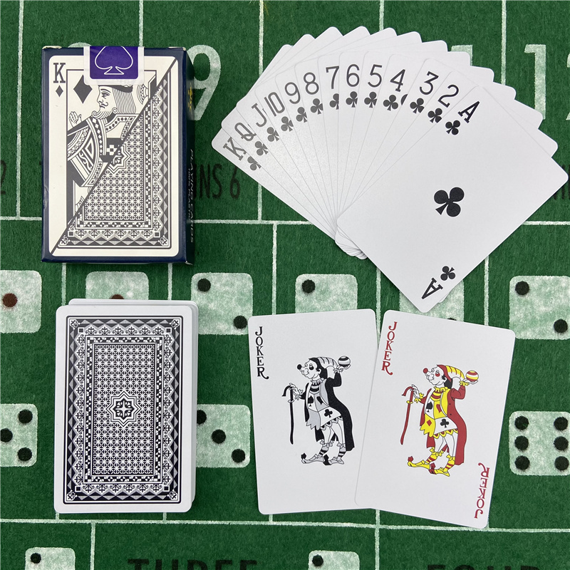 Board Game Hotel - Robuste Pokerkarten 1-Deck – wasserdichte PVC-Spielkarten