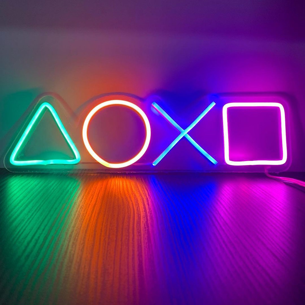 Board Game Store - LED-Neonschild, Lichter, kreative Wanddekoration, Shop, Logo,