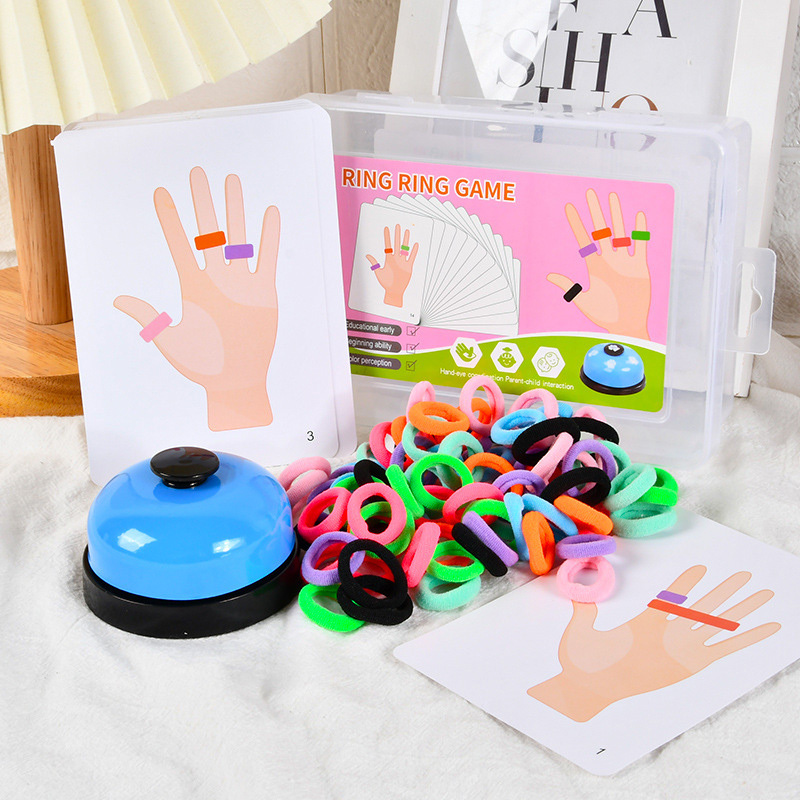 Board Game Quarto - Kinder Finger Ring Brettspiel Farbe Passenden