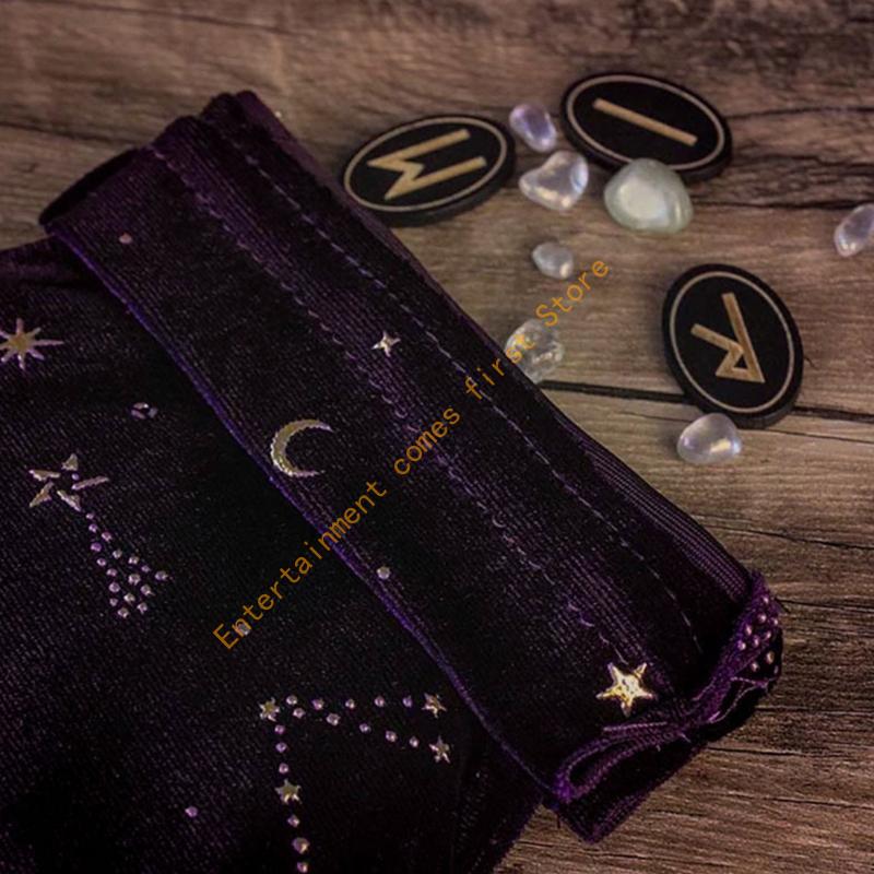 Board Game Store - Flanell-Tarot-Rune-Tasche, Würfel-Beutel mit Kordelzug zum Aufbewahren