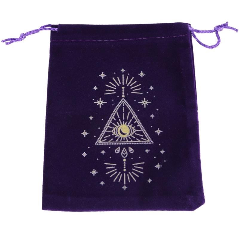 Board Game Store - Velvets Tarot-Runentasche für Würfel, Kordelzugtasche zur