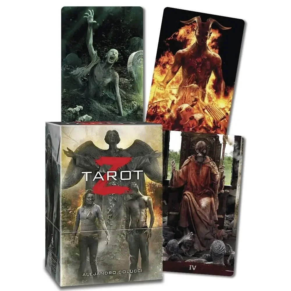 Board Game Zombie - Dunkle Themen Tarot Z Kit Tarotkarten