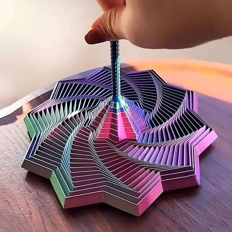 Board Game Design - 3D-Druck Erweitertes Sensorisches Fidget-Stern-Modell Visuelle Illusion
