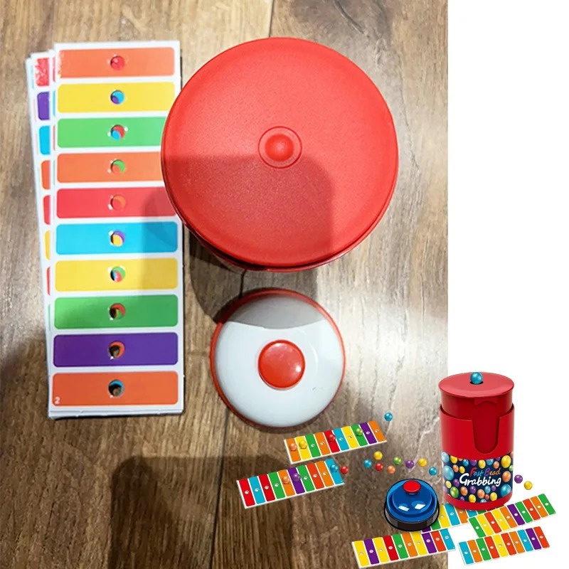 Board Game Design - BINGO Manuelle Glücksziehmaschine mit Bunten Bällen,