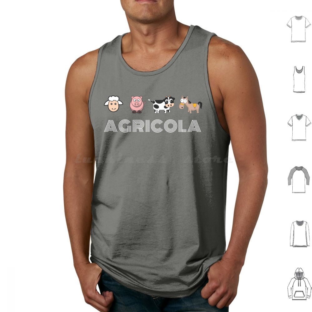 Board Game Geek - Brettspiel-Agricola Tank Tops Weste Ärmellos Brettspiel