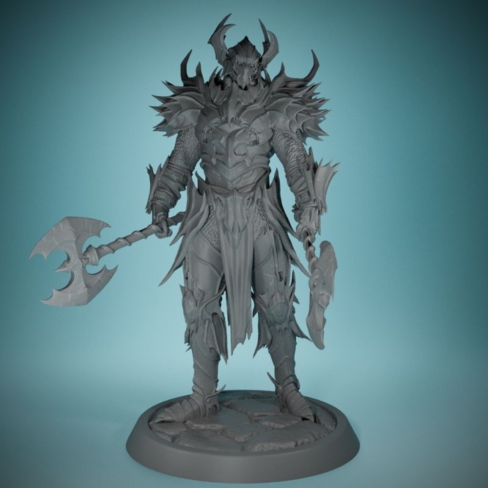 Board Game War - Keine Flügel Dämon Ritter 3D Gedruckt