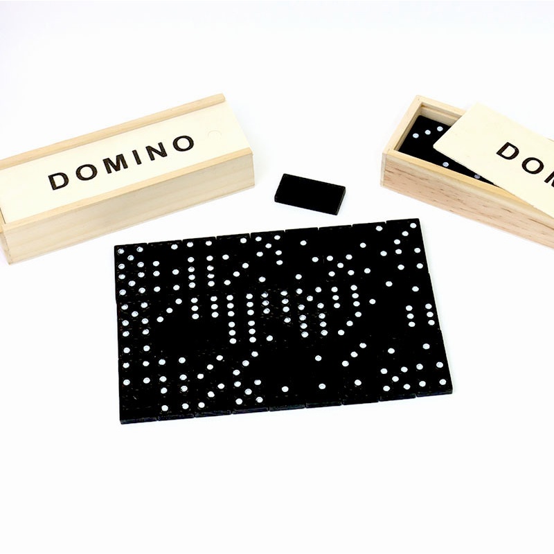 28-teiliges schwarzes Dominost – Board Game Monopoli Bewertung und Preis