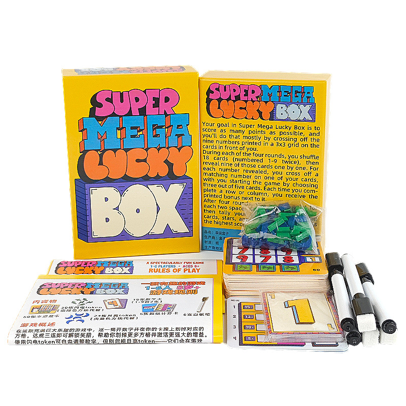 Super Mega Lucky Box Brettspie – Board Game Box Bewertung und Preis
