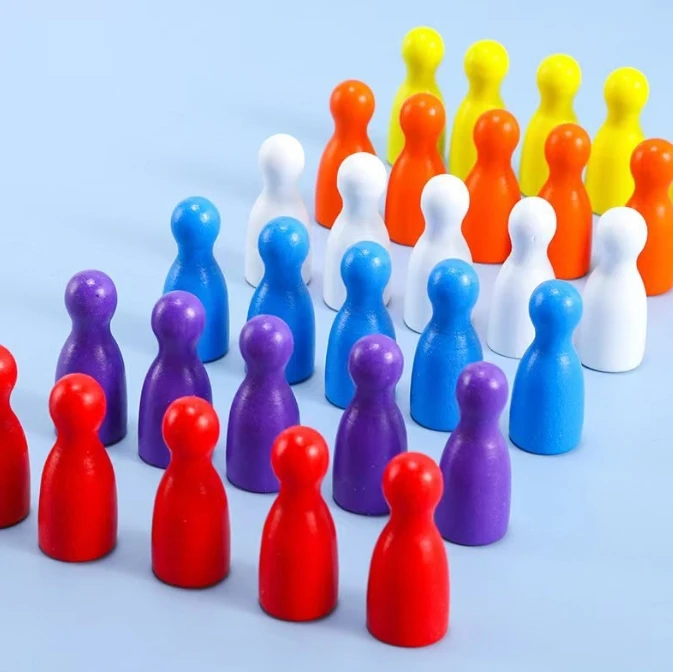 100 Stück bunte Holz-Schachmar – Board Game Hegemony Bewertung und Preis