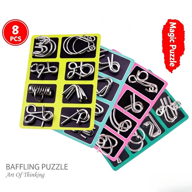 8-teiliges Metall-Puzzle-Set,  – Board Game Quarto Bewertung und Preis