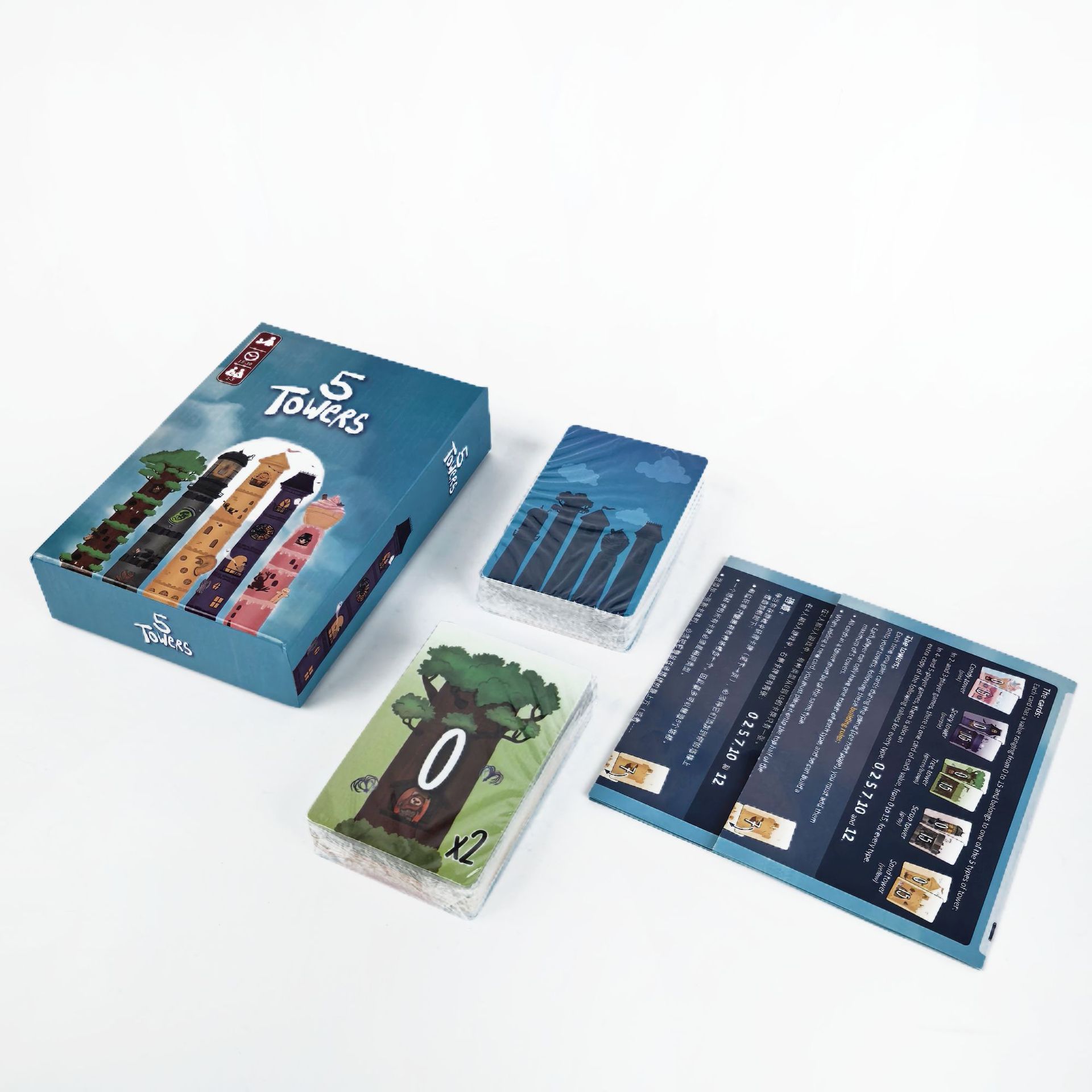 5 Towers Strategie Stacking To – Board Game For 5 Players Bewertung und Preis
