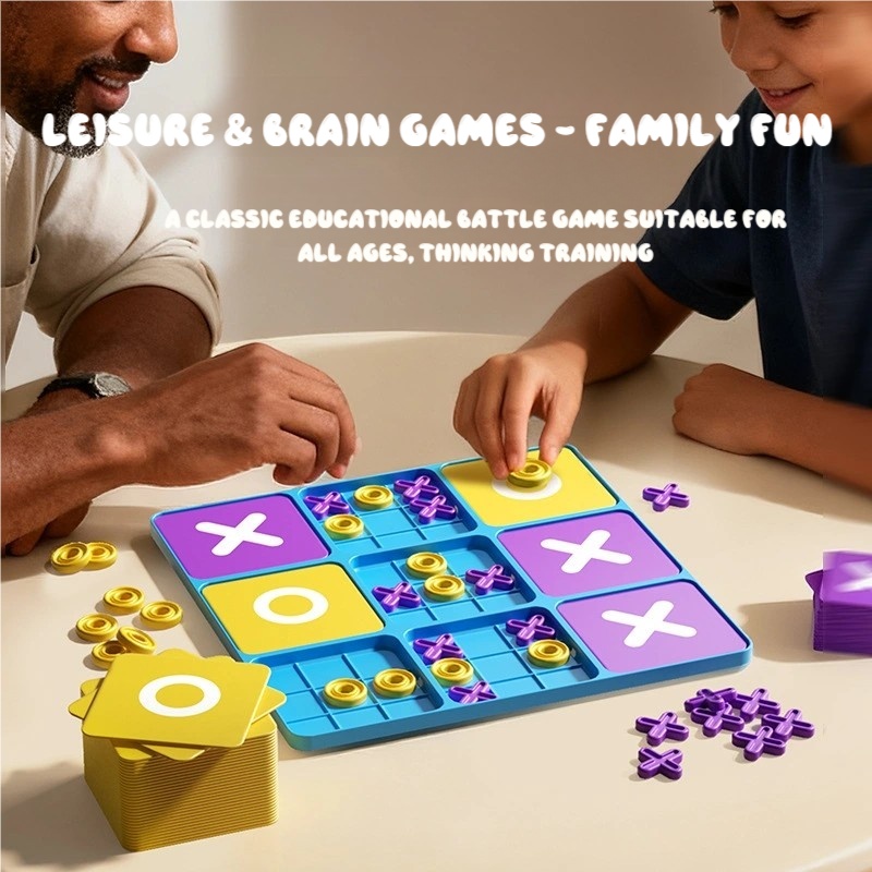 Ein Neun-Quadrat-Xo-Tic-Tac-To – Board Game Live Bewertung und Preis