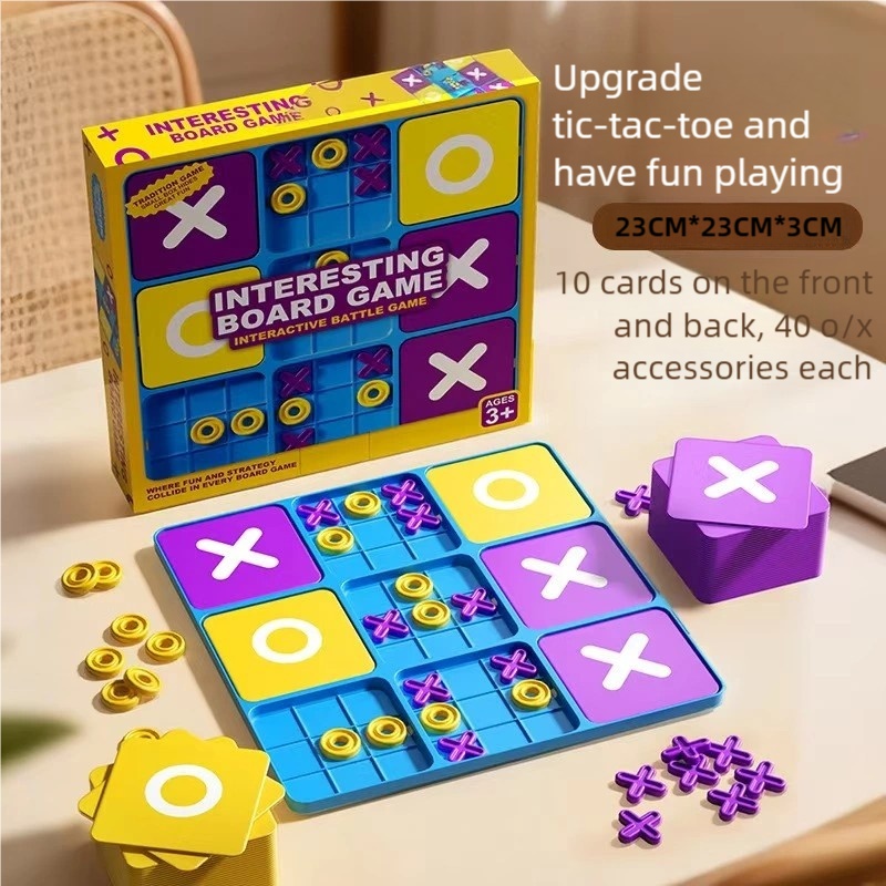 Ein Neun-Quadrat-Xo-Tic-Tac-To – Board Game Live Bewertung und Preis