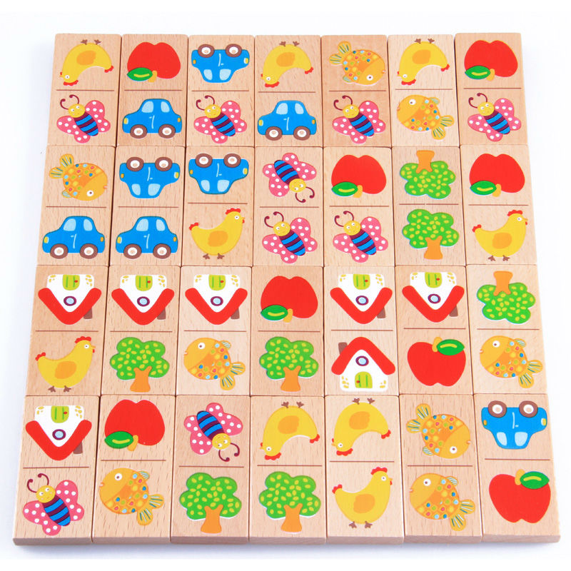 28 stücke Baby Holz Domino Blo – Board Game Monopoli Bewertung und Preis