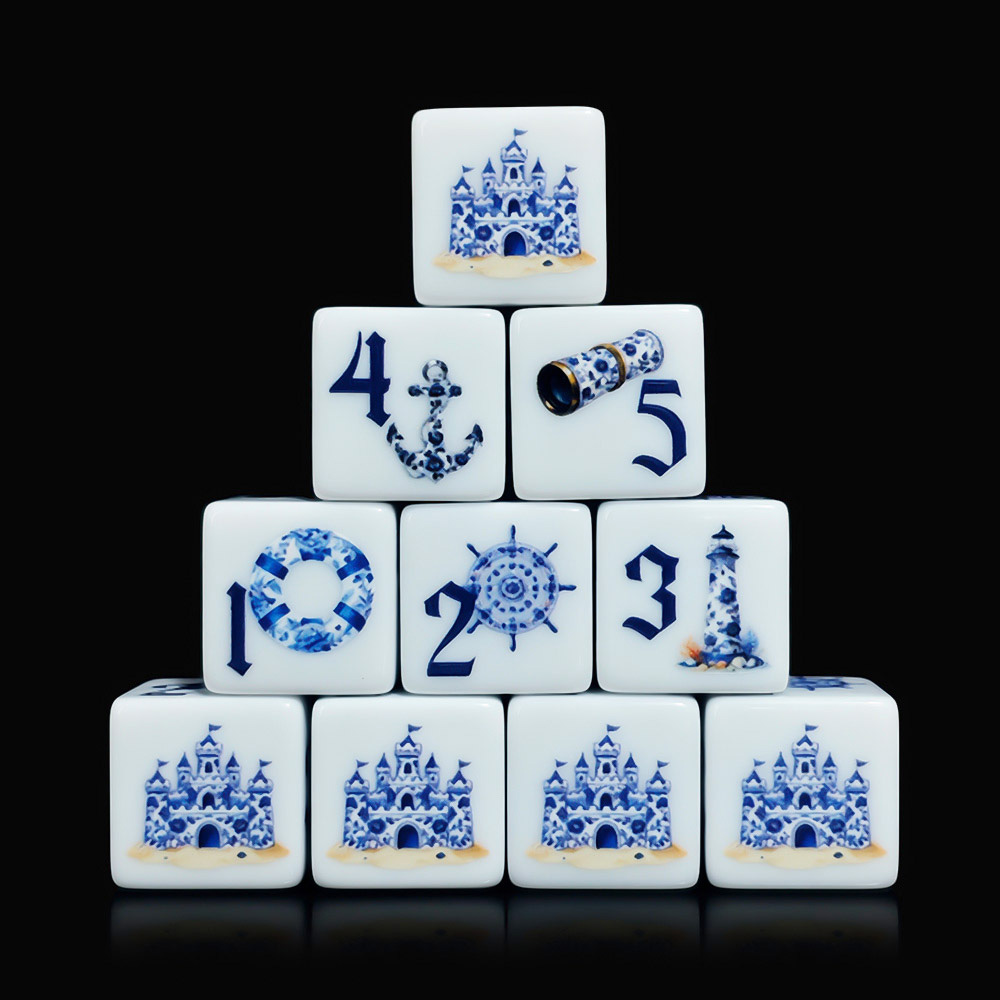 12 Stück blaue nautische 16-mm – Board Game Live Bewertung und Preis