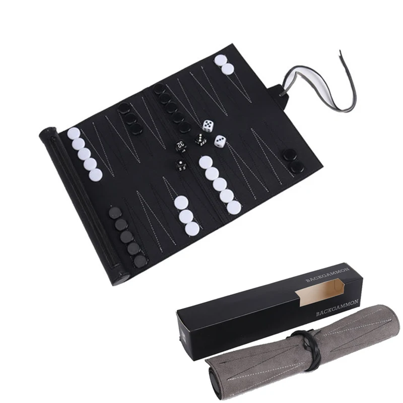 Roll-Up Backgammon-Sets, tragb – Board Game Zenith Bewertung und Preis