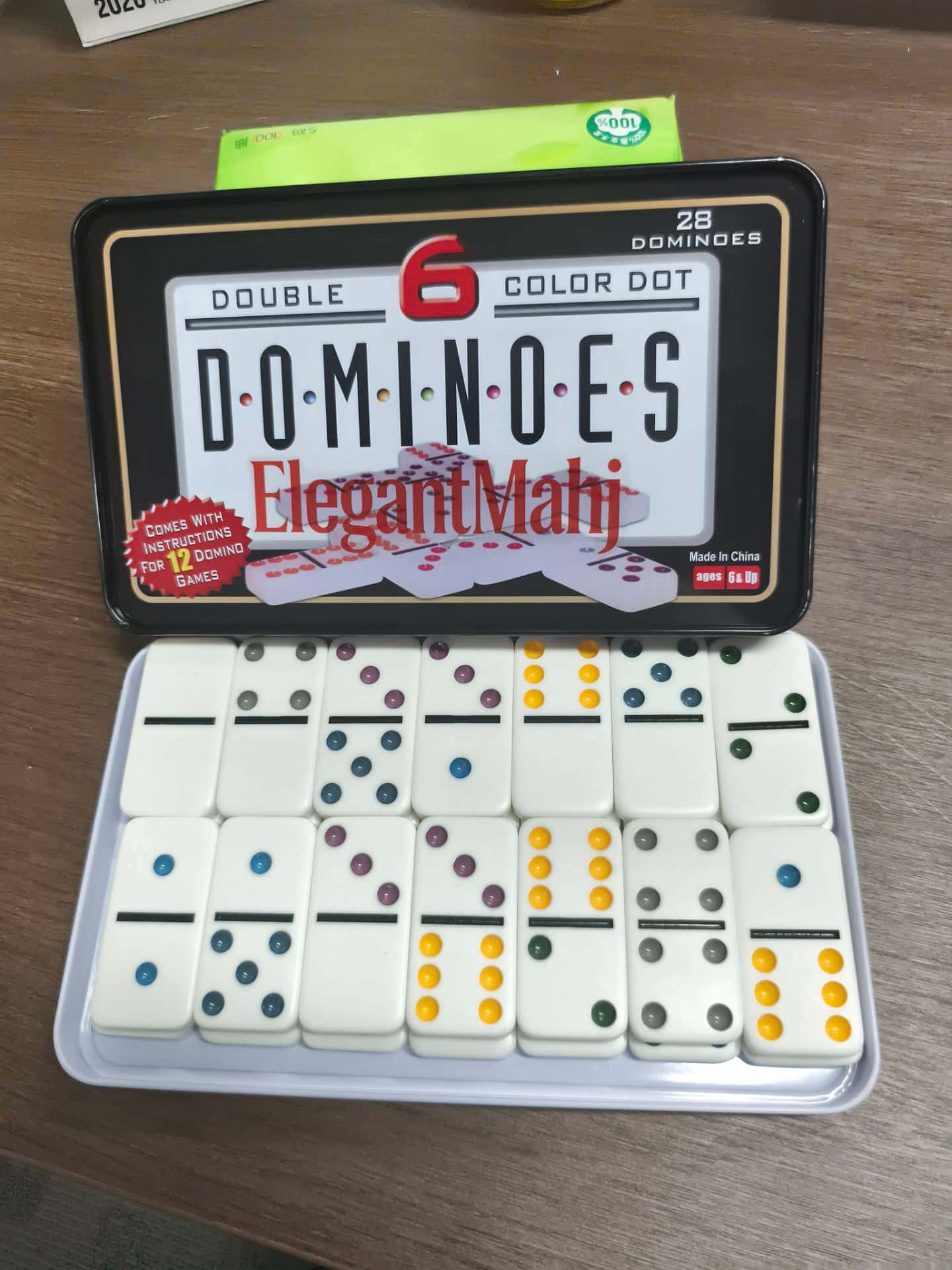 ElegantMahj Doppel-Sechs Domin – Board Game Box Bewertung und Preis