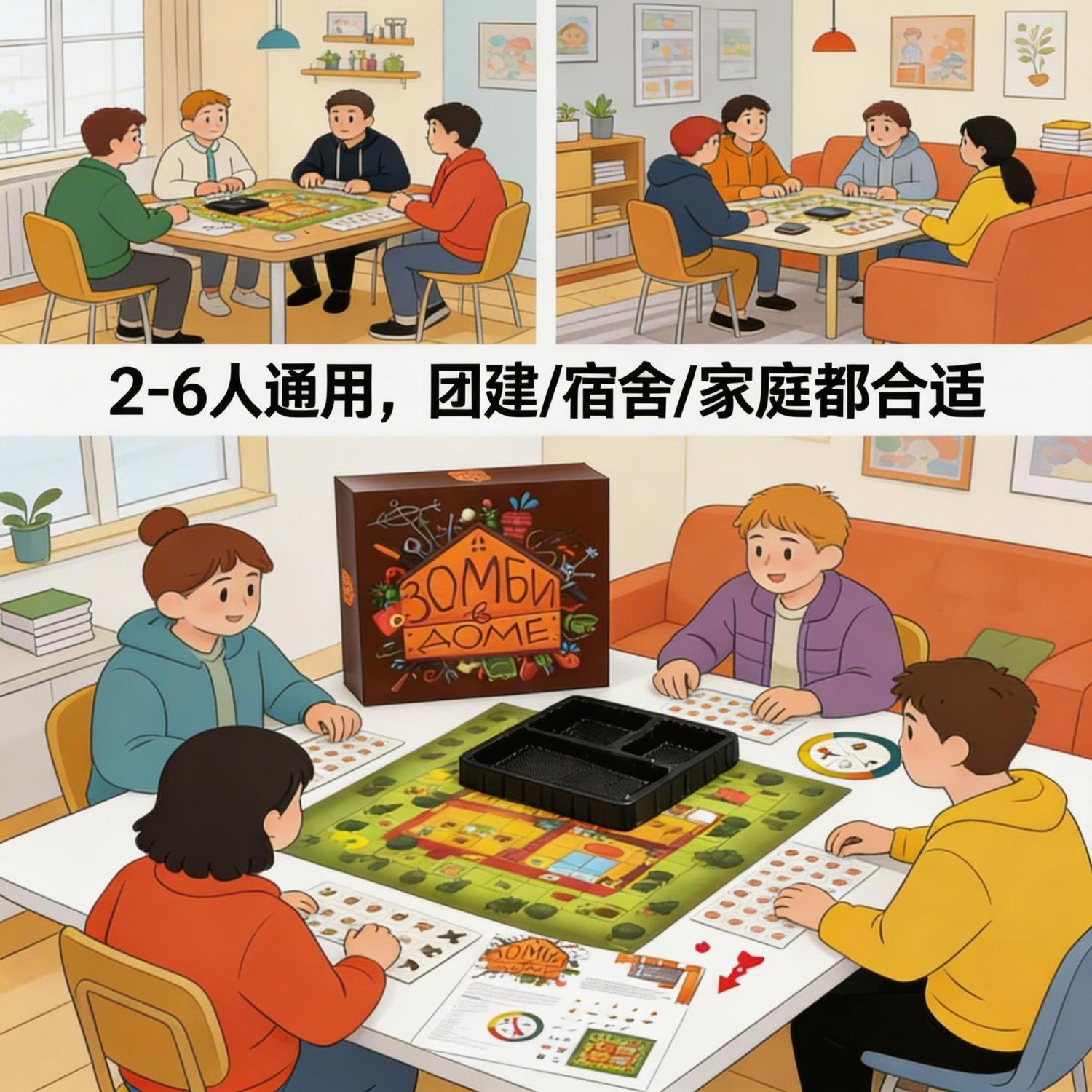 Russische Version des Zombie-S – Board Game Zombie Bewertung und Preis